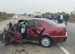 İmişlidə zəncirvari qəza - Xəsarət alanlar var - <span class="color_red">FOTO</span>