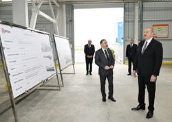 Prezident “AZWOOL” mineral daş yunu zavodunun açılışında iştirak edib - FOTO