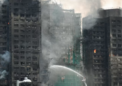 Böyük yanğında növbəti gün... - FOTOlar