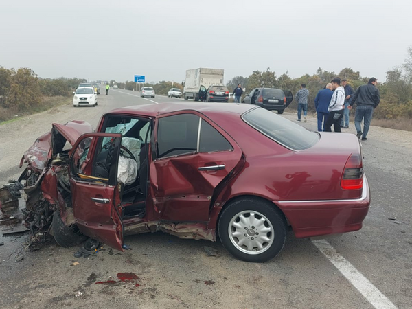 İmişlidə zəncirvari qəza - Xəsarət alanlar var - <span class="color_red">FOTO</span>