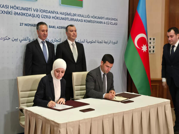 Azərbaycan–İordaniya sənədləri imzalanıb