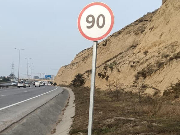 Bakının məşhur dairəvi yolunda sürət həddi endirildi