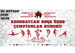 “Azərbaycan Rəqs üzrə Çempionlar Kuboku”nun finalı - bu bazar!