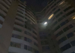 Bakıda çoxmərtəbəli bina yanır - <span class="color_red">YENİLƏNİB - VİDEO - FOTO</span>