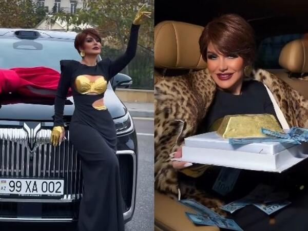 Bahalı maşın, qara kürü, dollar &quot;yağışı&quot; - <span class="color_red">FOTO</span>