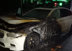 Göygöldə &quot;BMW&quot; alışıb yandı - <span class="color_red">VİDEO - FOTOlar</span>