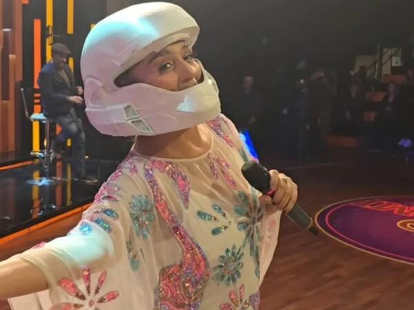 Əməkdar artist efirə kaska ilə çıxdı - <span class="color_red">FOTO</span>