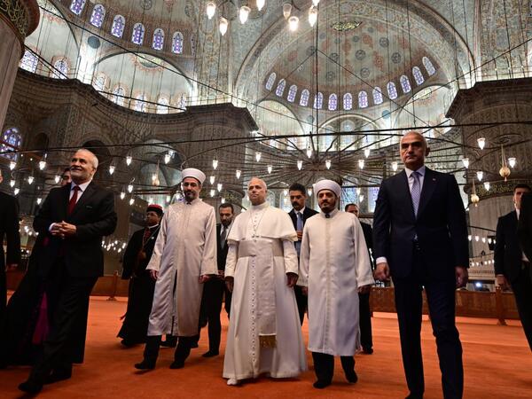 Papa Sultanahmed məscidində - FOTOlar