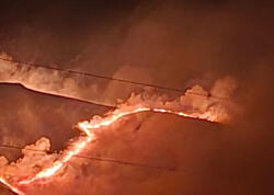 Kəlbəcərdəki yanğın davam edir - VİDEO