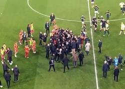 Derbi öncəsi aləm bir-birinə dəydi - <span class="color_red">VİDEO</span>