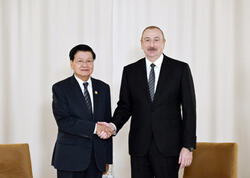 Prezident: Azərbaycan Laos ilə əməkdaşlığın yeni məzmunla zənginləşməsinə xüsusi önəm verir