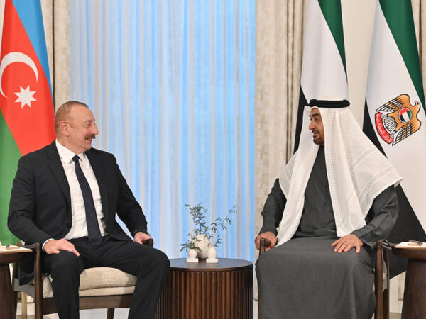 Prezident: Azərbaycan ilə Birləşmiş Ərəb Əmirlikləri arasında əməkdaşlıq geniş gündəliyə malikdir