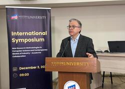 Qərbi Kaspi Universitetində Beynəlxalq Simpozium keçirilib - FOTO