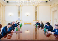 Prezident Birləşmiş Krallığın müdafiə üzrə dövlət nazirini qəbul edib - FOTO