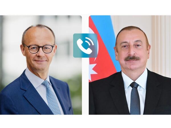 Almaniya Kansleri İlham Əliyevə zəng edib