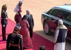 Putini Hindistanda belə qarşıladılar - VİDEO