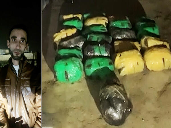 Keçmiş məhkum 22 kq narkotiklə saxlanıldı - <span class="color_red">VİDEO</span>