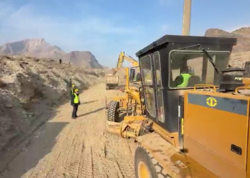 Naxçıvan dəmir yolunun Ermənistanla sərhədində tikinti işlərindən görüntülər - <span class="color_red">VİDEO</span>