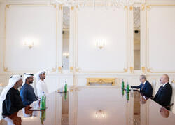 Prezident Birləşmiş Ərəb Əmirliklərinin bir sıra şirkətlərinin rəhbərlərini qəbul edib - FOTO
