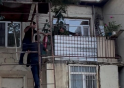 Polis əməkdaşları Cəlilabadda yanğının qarşısını aldılar - FOTO