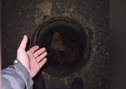 Bu yolda ehtiyatlı olun &quot;lyuka&quot; düşə bilərsiniz - <span class="color_red">VİDEO</span>