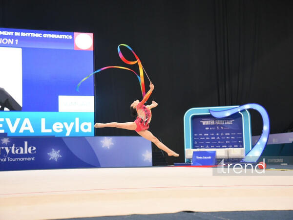 Bakıda bədii gimnastika üzrə “Winter Fairytale” beynəlxalq turniri keçirilir - FOTO