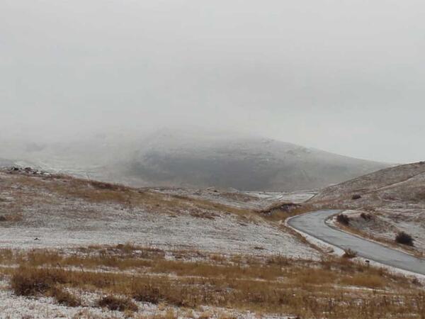 Naxçıvana qar yağıb