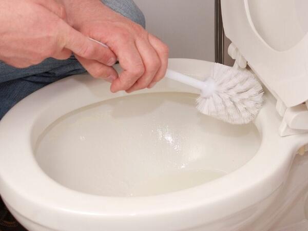 Tualet fırçasına bir az vurun, sürtün – ərp ləkələri dərhal yox olur