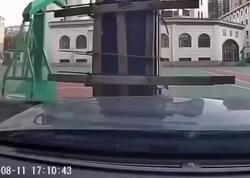 Sürücü təzminat ödəməmək üçün vurduğu piyadanı öldürdü - <span class="color_red">ANBAAN VİDEO</span>