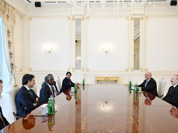 İlham Əliyev “Global Infrastructure Partners” şirkətinin baş icraçı direktorunu qəbul edib