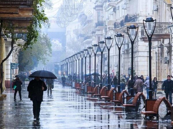 Sabah Bakıda yağış yağacaq