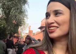 Azərbaycanlı qızın hindistanlılarla ÇƏTİN ANLARI - <span class="color_red">VİDEO</span>