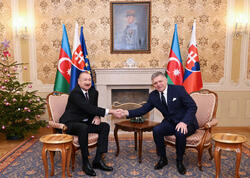 İlham Əliyevin Slovakiyanın Baş naziri ilə təkbətək görüşü olub - FOTO