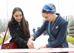 Leyla Əliyeva Türkmənistanda açılış mərasimində iştirak edib - <span class="color_red">FOTO</span>