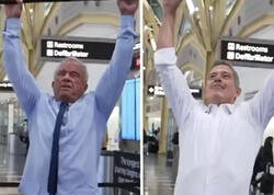 Nazirlər hava limanında güc yarışına çıxdılar – VİDEO