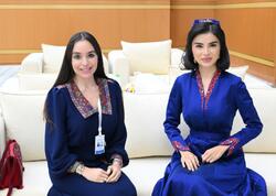 Leyla Əliyeva Özbəkistan Respublikası Prezidenti Administrasiyasının rəhbəri ilə görüşüb - <span class="color_red">FOTO</span>