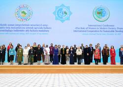 Leyla Əliyeva Türkmənistanda beynəlxalq konfransda iştirak edib - <span class="color_red">FOTO</span>