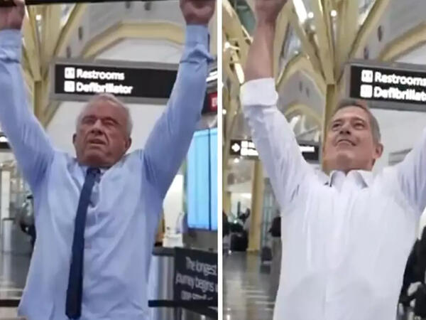 Nazirlər hava limanında güc yarışına çıxdılar – VİDEO