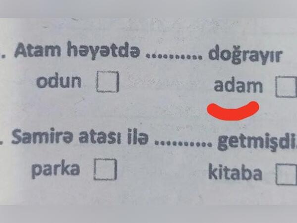 3-cü siniflərə verildiyi iddia olunan sualla bağlı <span class="color_red">rəsmi açıqlama</span>