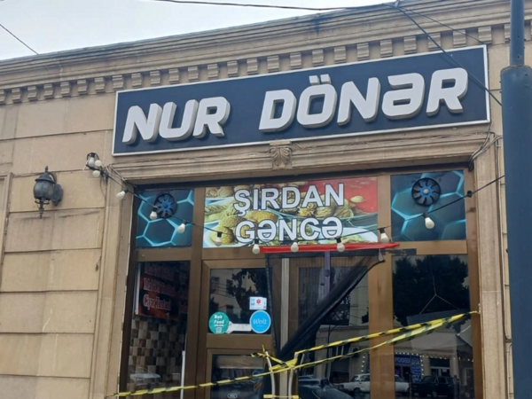 Gəncədə şagirdlərin zəhərləndiyi dönərxana bağlandı