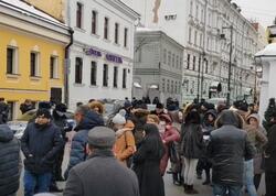 Moskvada Paşinyana qarşı etiraz aksiyası - VİDEO