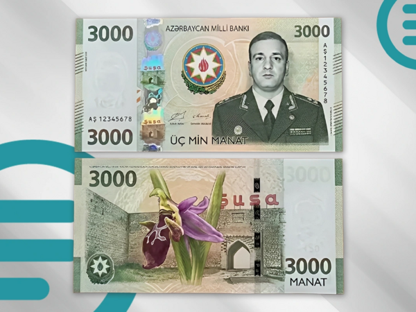 Üzərində Polad Həşimovun şəkli olan 3000 manatlıq əsginaslar tədavülə buraxılıb?