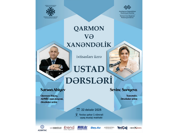 Mingəçevir və Yevlaxda dörd ixtisas üzrə ustad dərsləri təşkil olunacaq - <span class="color_red">FOTO</span>