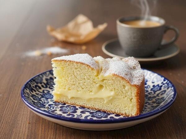 Almalı pudinq keksi