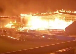 Komanda gerilədi, azarkeşlər stadionu yandırdı - <span class="color_red">FOTO</span>