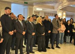 Gəncə Dövlət Filarmoniyasında Ümummilli Lider Heydər Əliyevin anım gününə həsr olunmuş tədbir keçirilmişdir - FOTO