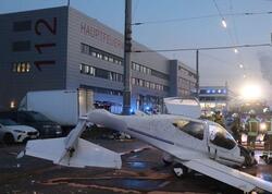 Almaniyada təyyarə qəzası - xəsarət alanlar var - <span class="color_red">FOTO</span>