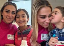 Amerikada yaşayan azərbaycanlı aparıcı övladları ilə - <span class="color_red">FOTO</span>