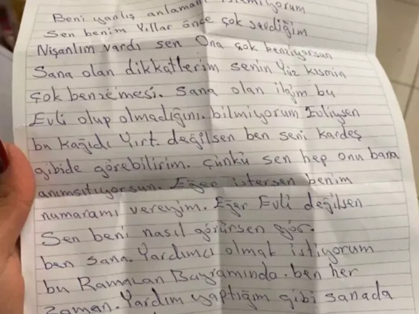 60 yaşlı kişinin gənc qıza yazdığı məktub: &quot;Ərdə deyilsənsə...&quot; - <span class="color_red">FOTO</span>