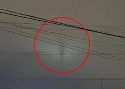 Bakıda gecə müəmmalı görüntü - VİDEO